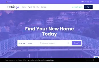 Screenshot of habit.ge