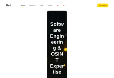 Screenshot of hadi.ge