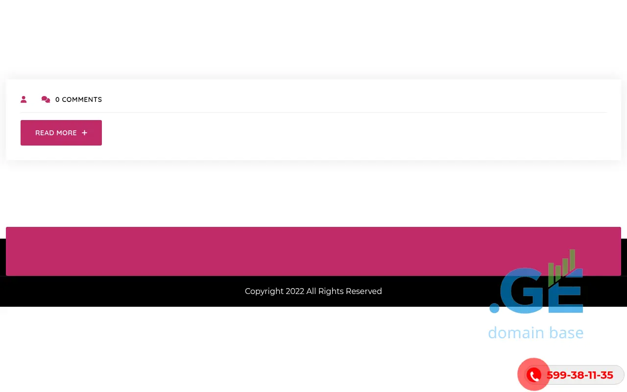 Screenshot of the site healthcentre.ge
