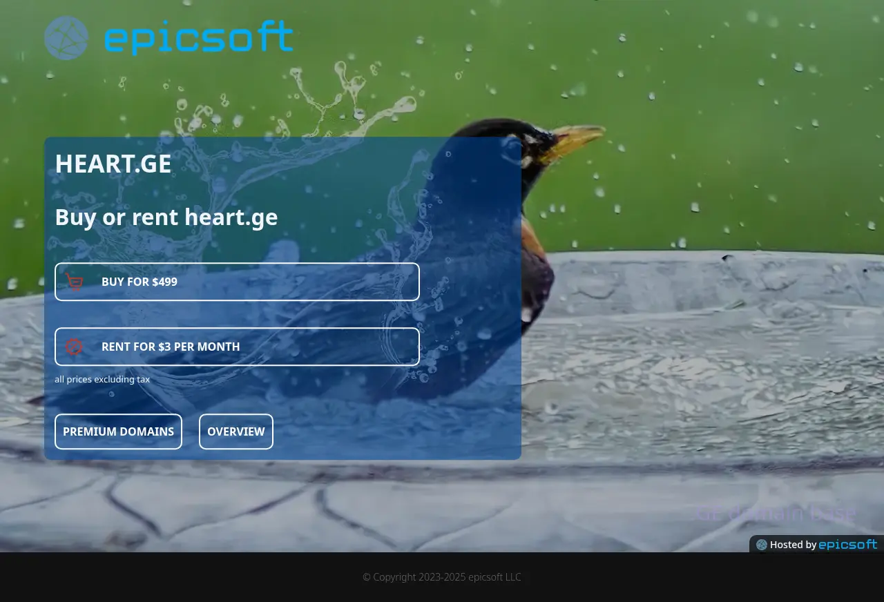 Screenshot of the site heart.ge