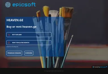 Screenshot of heaven.ge
