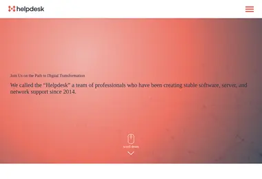 Screenshot of helpdesk.ge