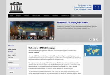 Screenshot of heritag.ge