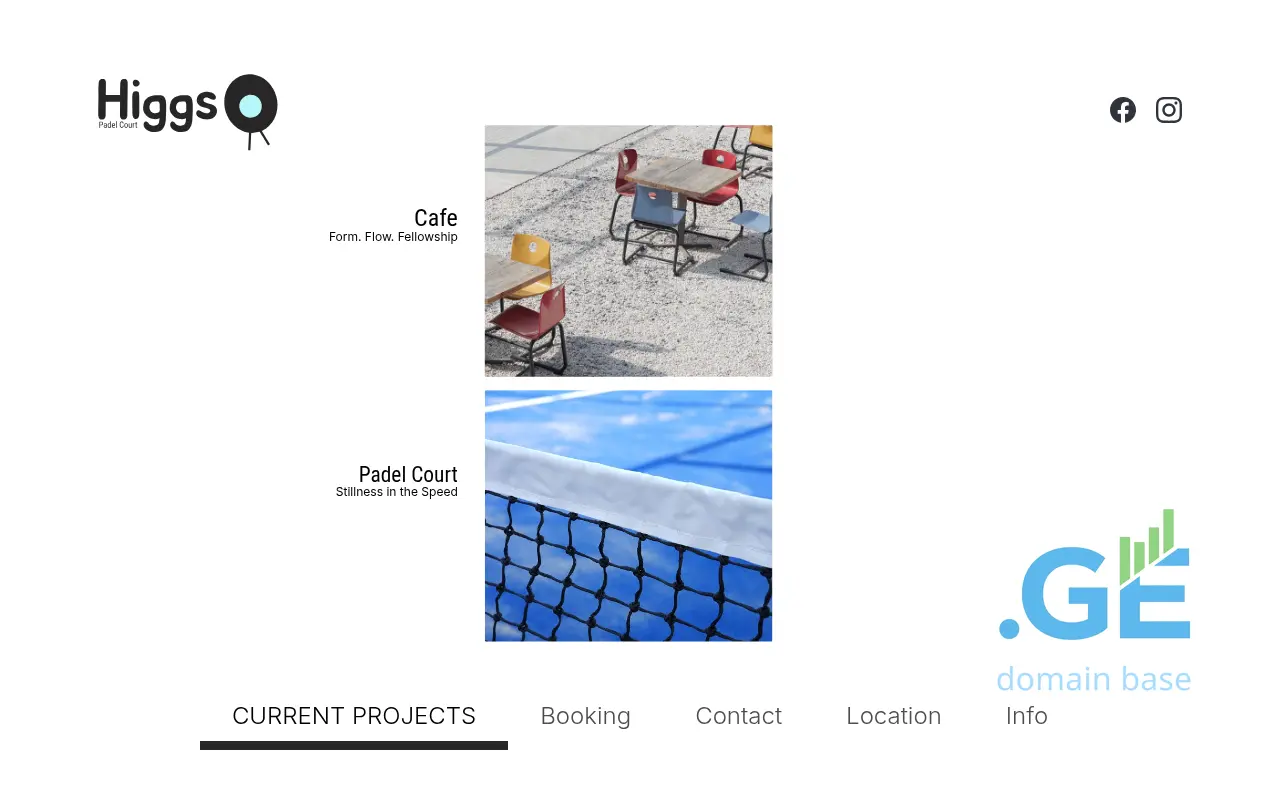 Screenshot of the site higgs.ge
