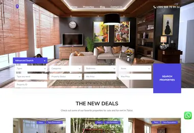 Screenshot of homesearch.ge