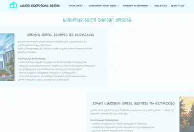 Screenshot of homik.ge
