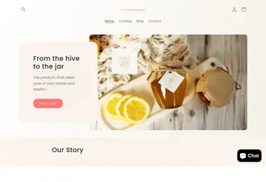 Screenshot of honeyway.ge