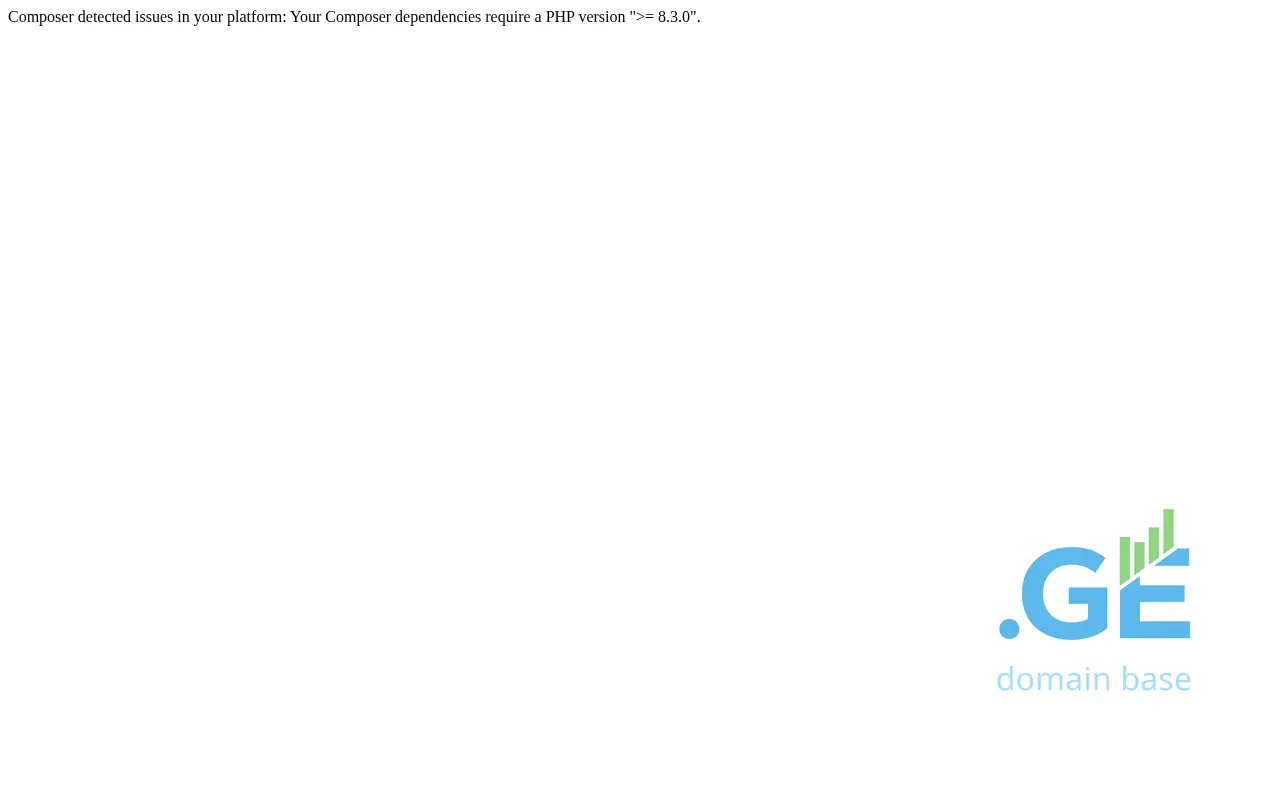 Screenshot of the site hotelmercury.ge