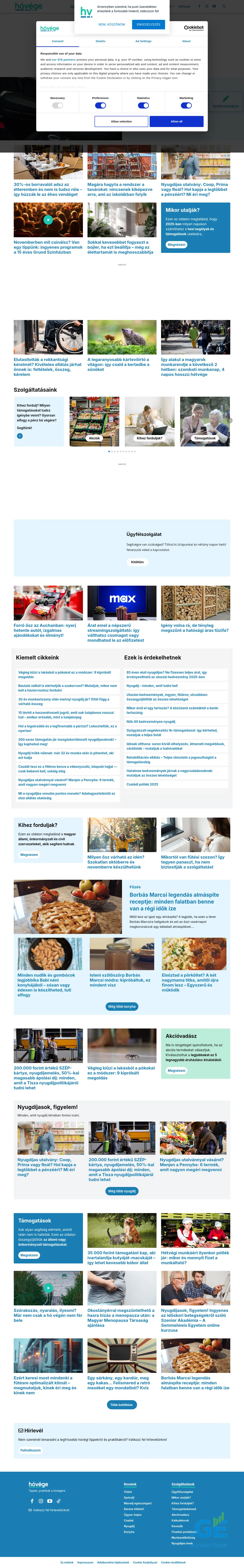 Screenshot of the site hove.ge