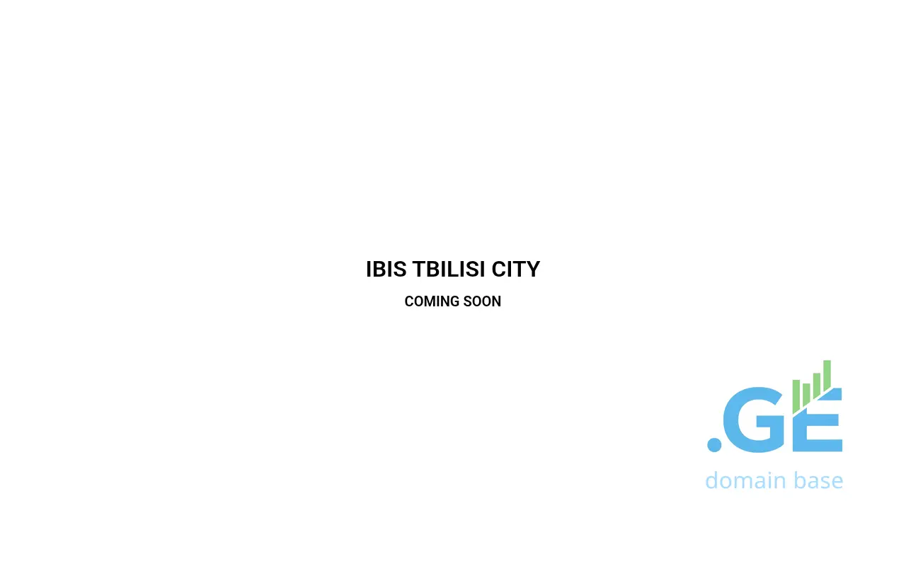 Screenshot of the site ibistbilisicity.ge