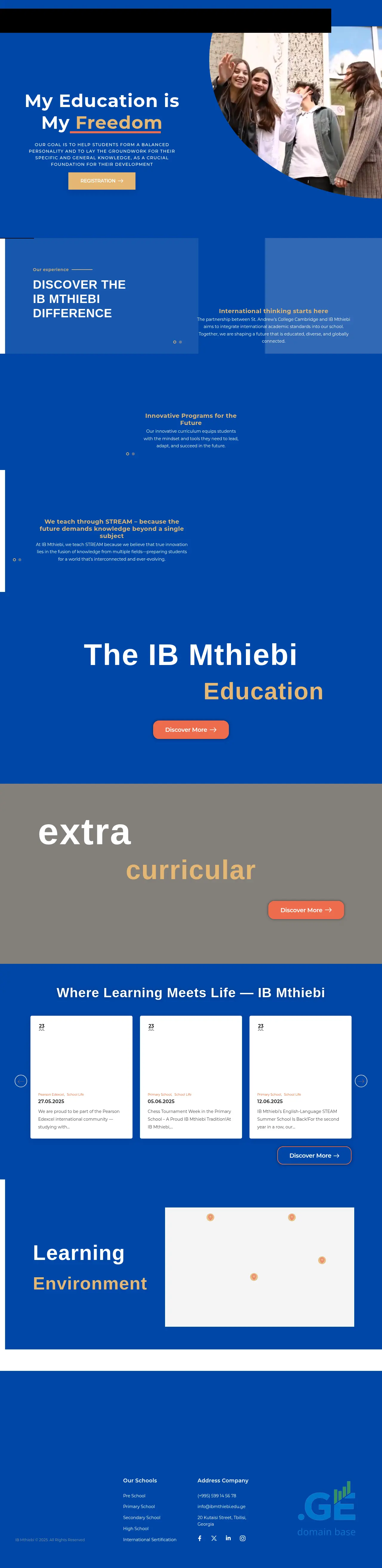 Screenshot of the site ibmthiebi.ge