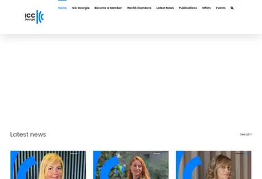 Screenshot of icc.ge