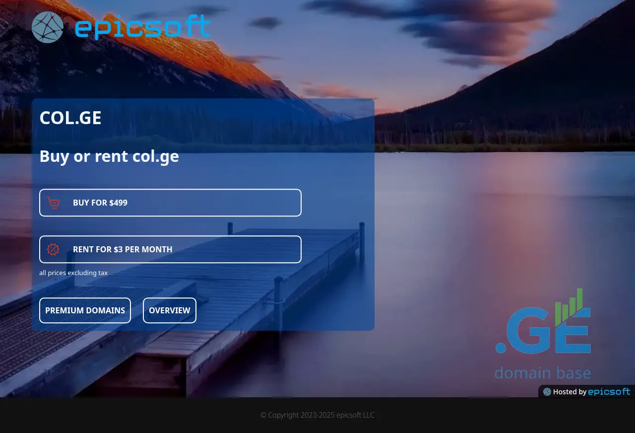 Screenshot of the site ideal.col.ge