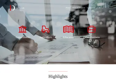 Screenshot of idsolution.ge