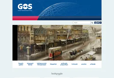 Screenshot of igos.ge