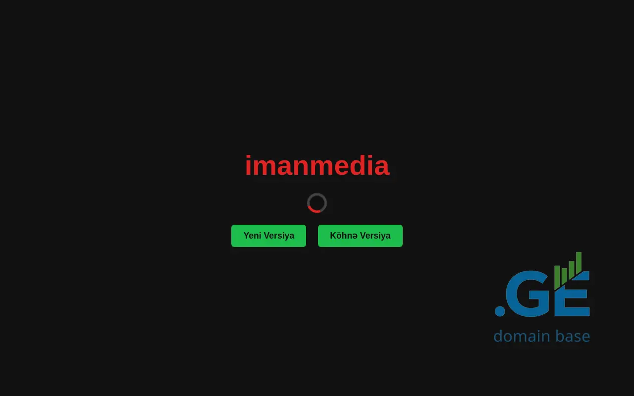Screenshot of the site imanmedia.ge