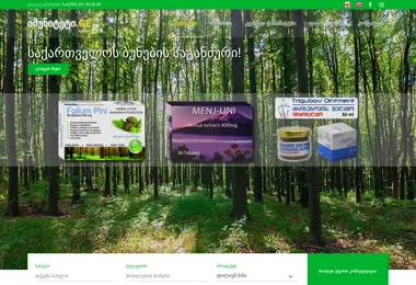 Screenshot of imuniteti.ge