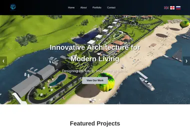 Screenshot of innovarch.ge
