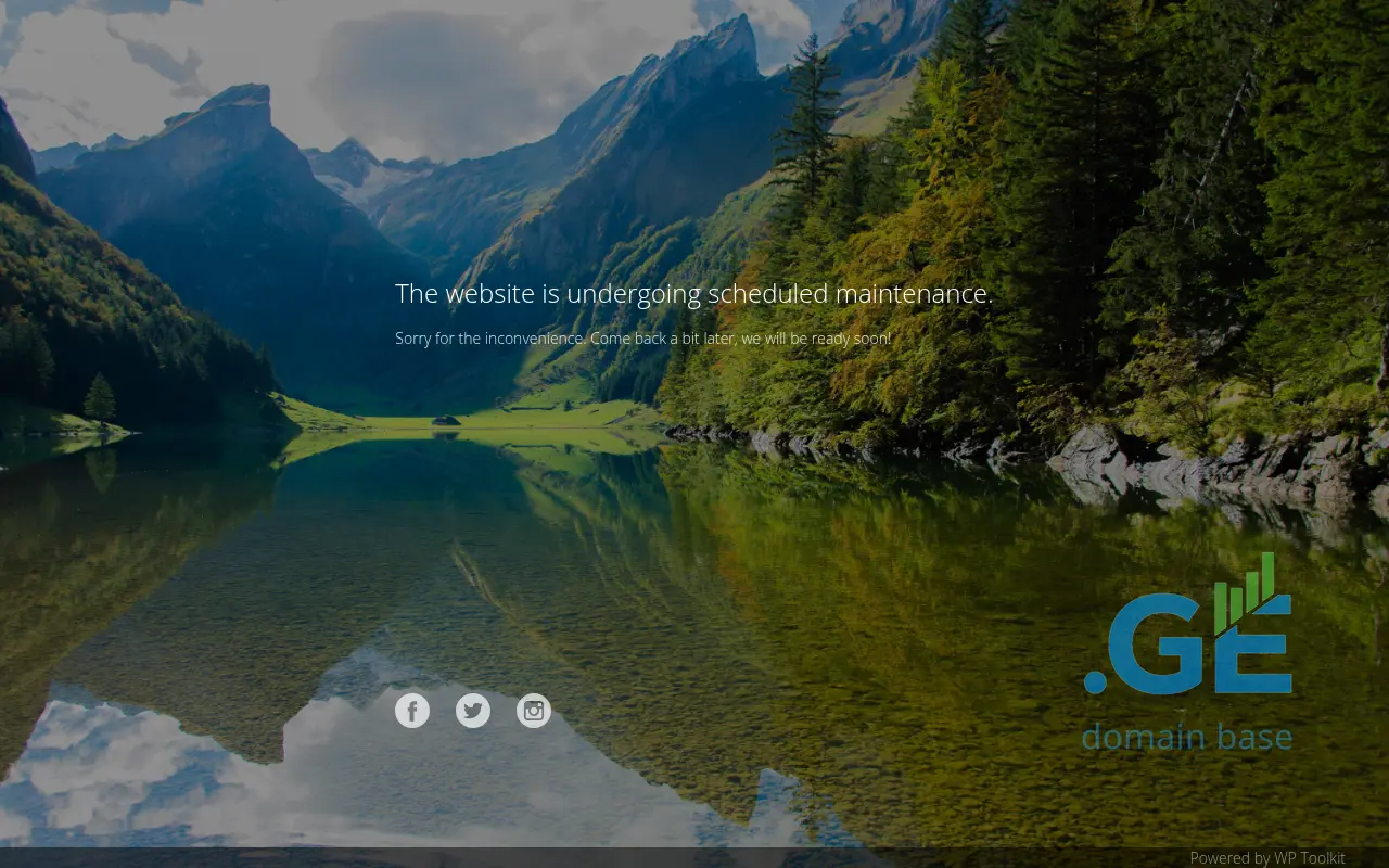 Screenshot of the site inovanlr.ge