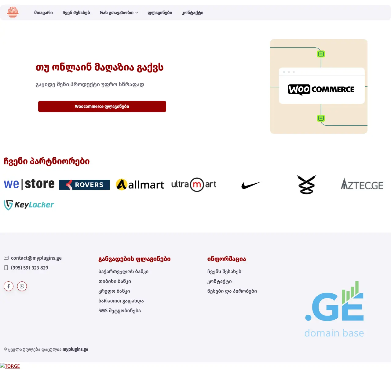 Screenshot of the site installments.ge
