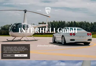 Screenshot of interheli.ge