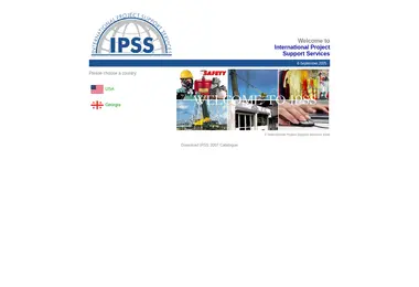 Screenshot of ipss.ge