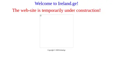 Screenshot of ireland.ge