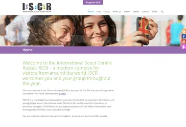 Screenshot of iscr.ge