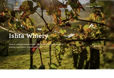 Screenshot of ishta.ge