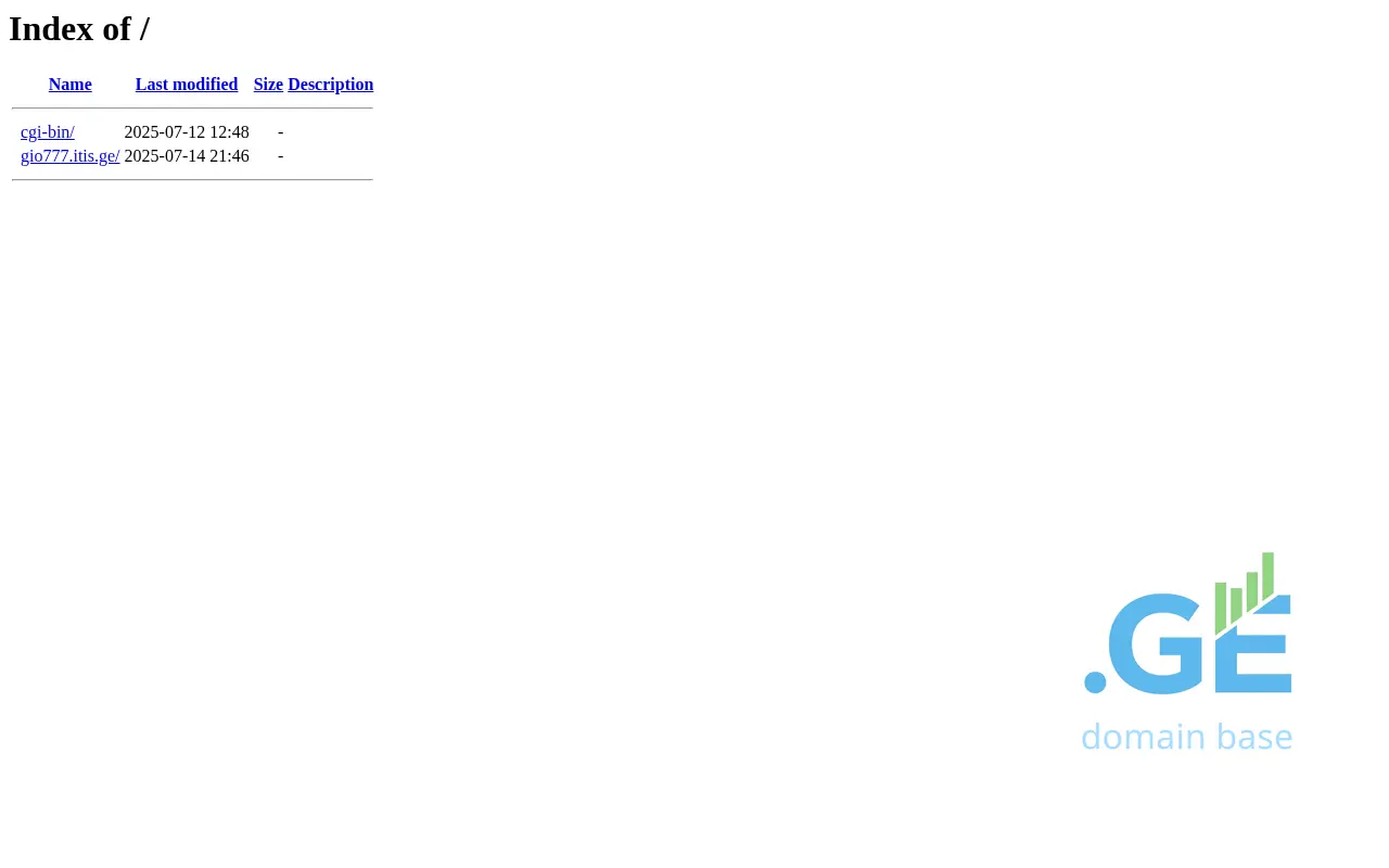 Screenshot of the site itis.ge