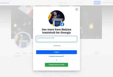 Screenshot of ivanishvili.ge