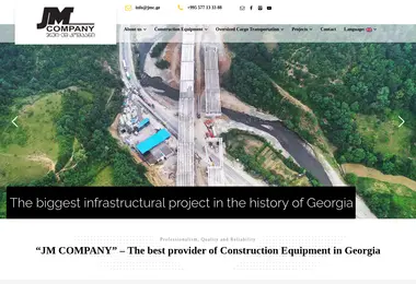 Screenshot of jmc.ge