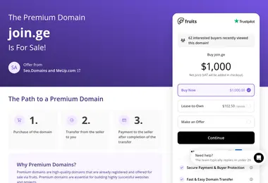 Screenshot of join.ge