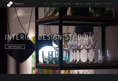 Screenshot of k2design.ge
