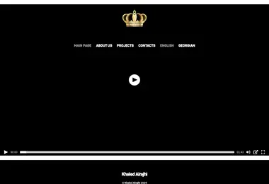 Screenshot of khaledalrajhi.ge