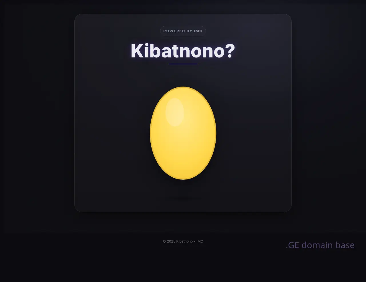 Screenshot of the site kibatono.ge