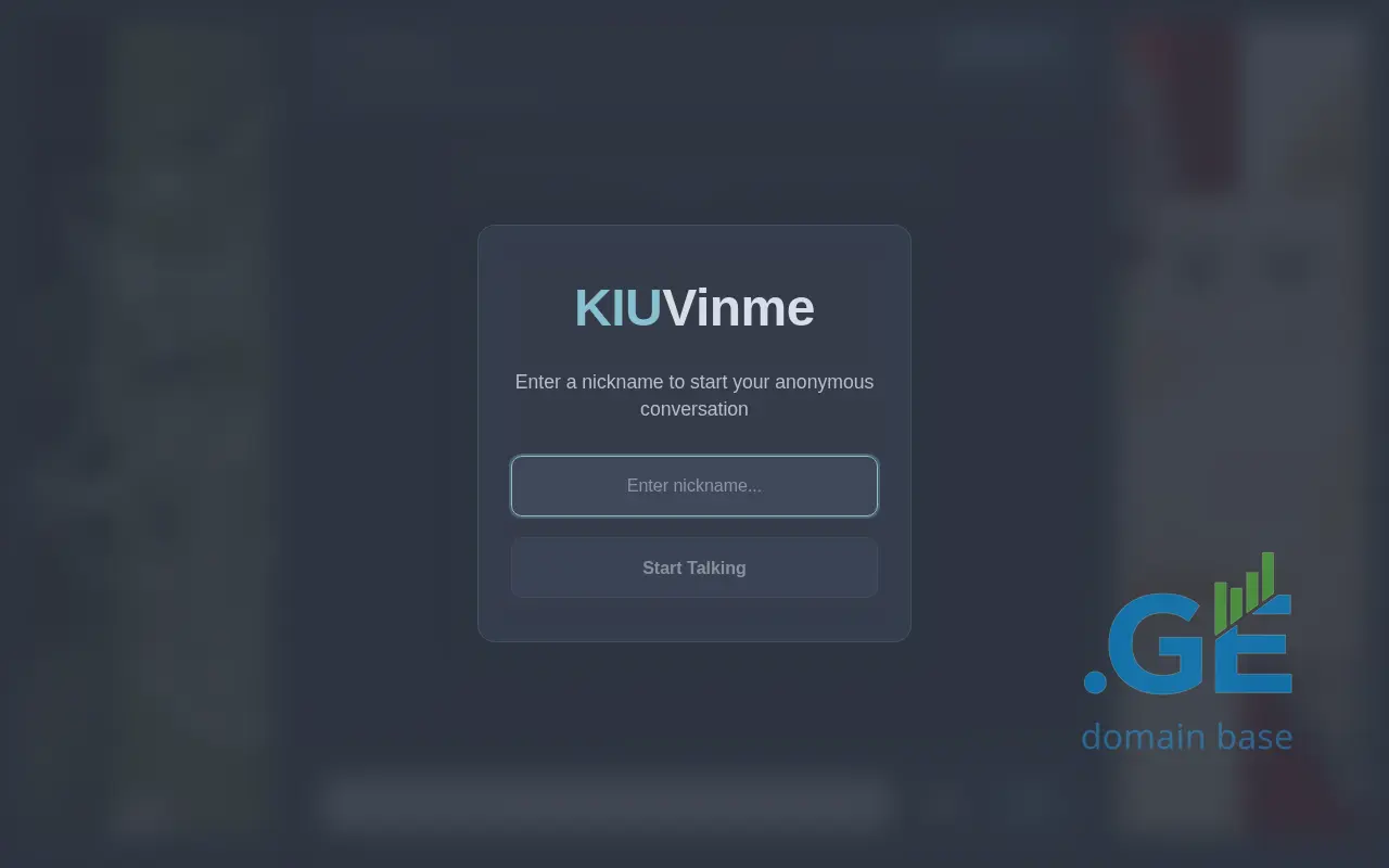 Screenshot of the site kiuvinme.ge