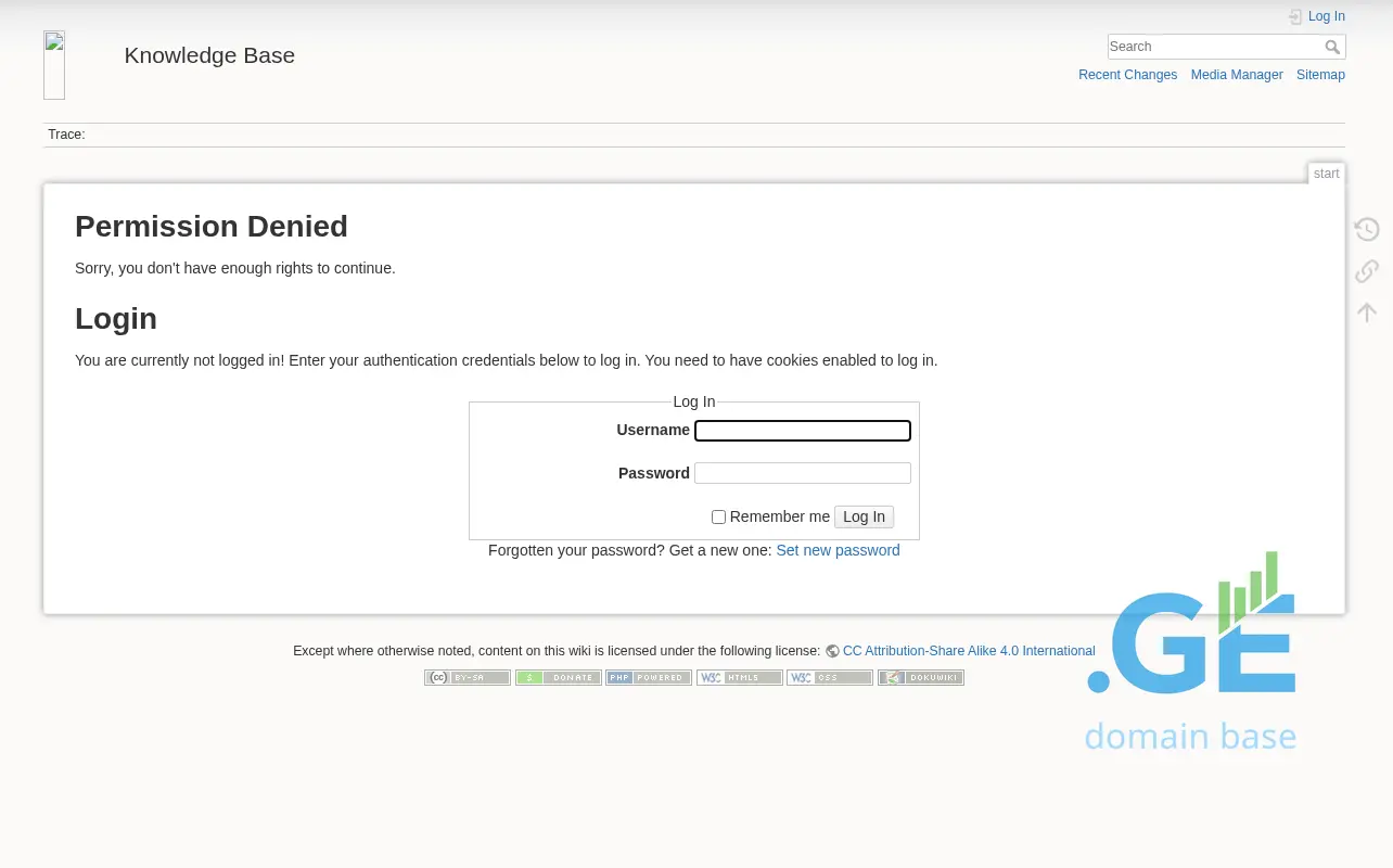 Screenshot of the site know.ge