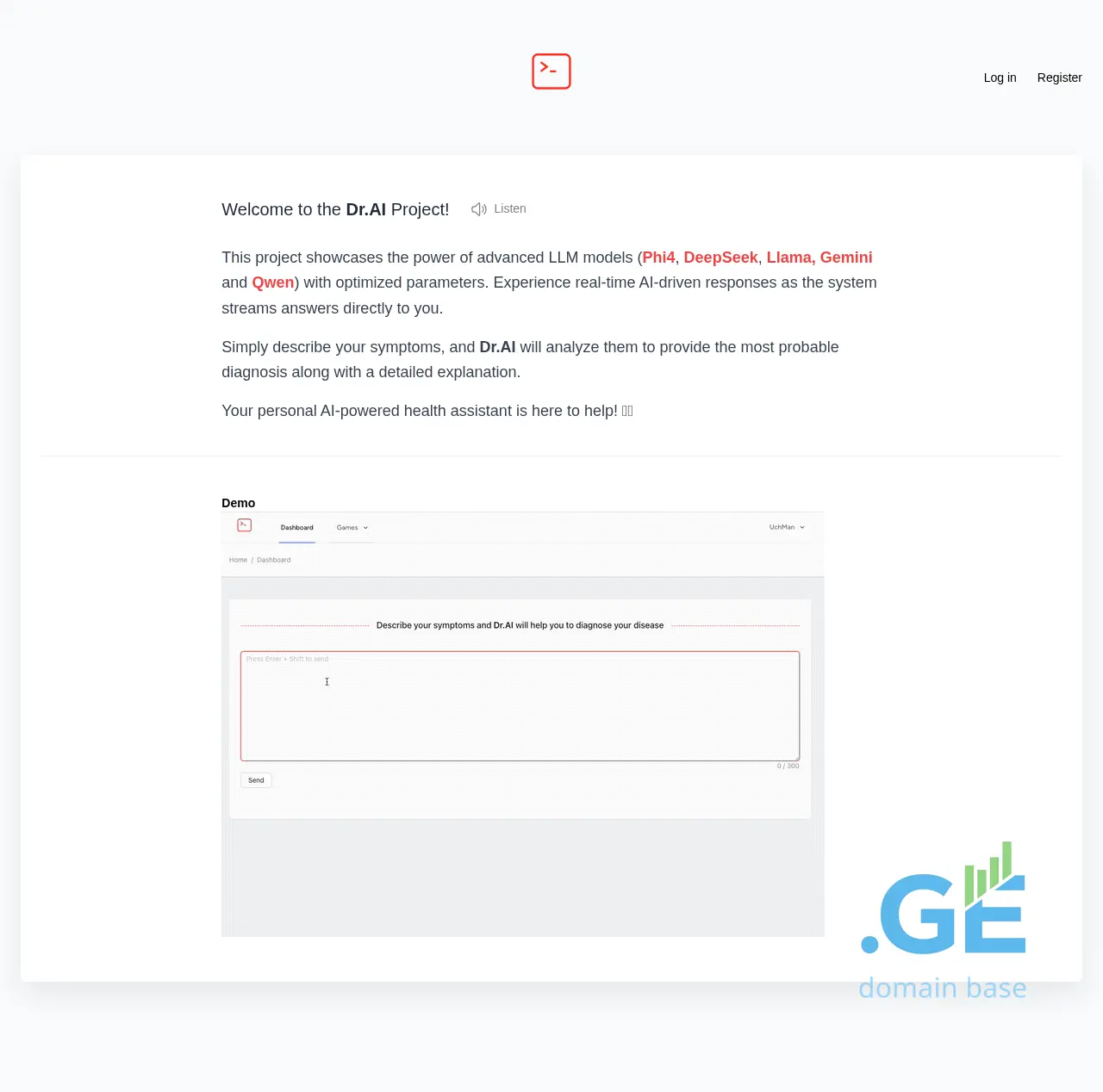 Screenshot of the site lamart.ge