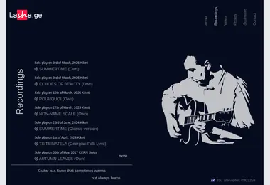 Screenshot of lasha.ge