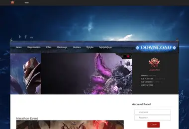 Screenshot of leadermu.ge
