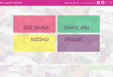 Screenshot of lisihouse.ge