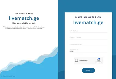 Screenshot of livematch.ge
