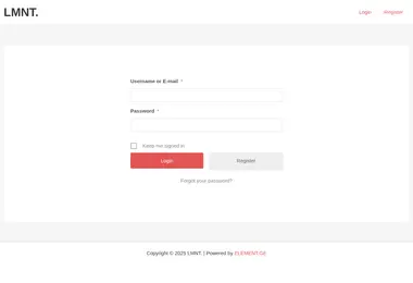 Screenshot of lmnt.ge