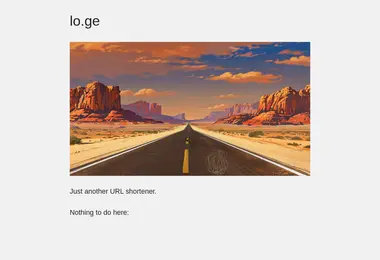 Screenshot of lo.ge