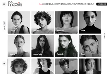 Screenshot of lookmodels.ge