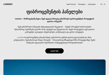 Screenshot of luminexpanel.ge