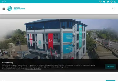 Screenshot of maarifschools.ge