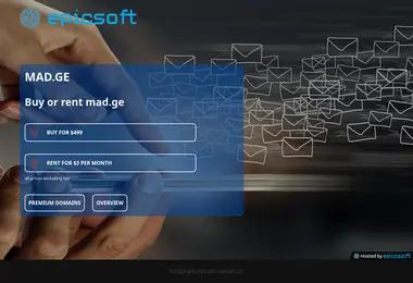 Screenshot of mad.ge