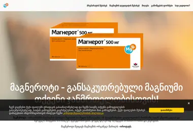 Screenshot of magnerot.ge